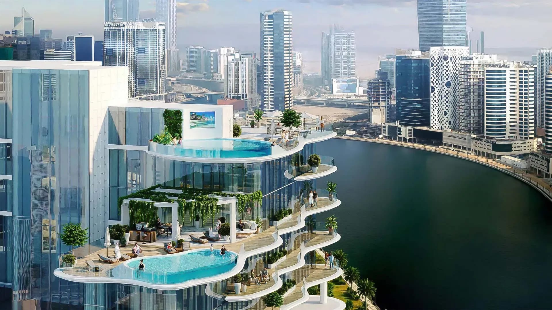 DAMAC- Chic Tower 1,4 Bedroom — render 3