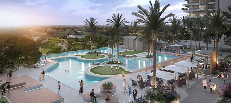 Damac- Golf Greens 1A — render 3