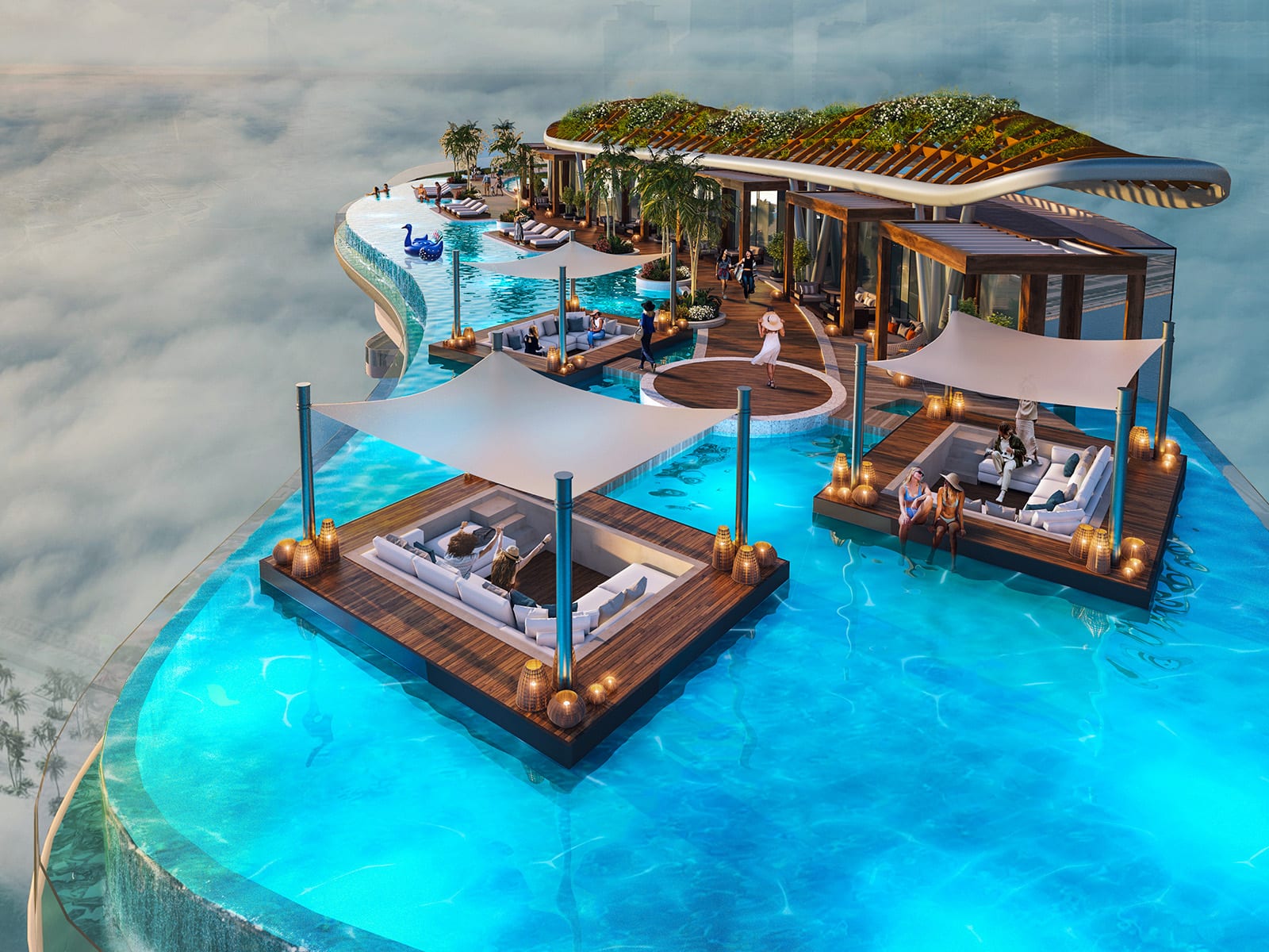 Damac- Bay by Cavali 1,4,5 Bedroom — render 3